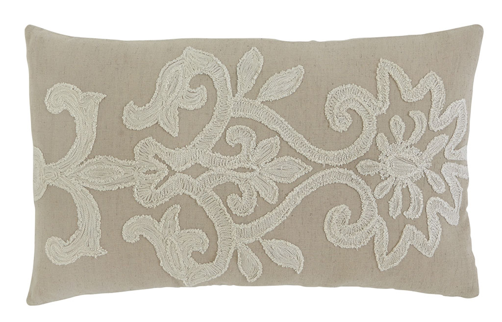 A1000311 Embroidered - Beige